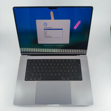 Apple Macbook Pro 16" 2021 Refurbished M1 Pro, 10-Core CPU,  16-Core GPU, 16GB, 512GB, Space Gray, DEFECT ID:3467